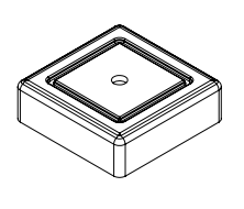 100x100 Aluminium Post Cap